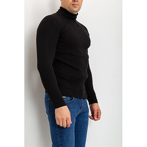 Свитер-гольф мужской черный 161R892 Ager XL