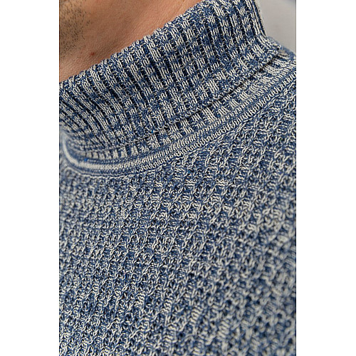 Свитер-гольф мужской серо-синий 161R001 Ager XL