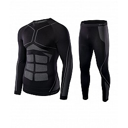 Комплект термобелья мужской Hi-Tec Buraz SET Black/Grey M/L