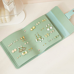 Органайзер книжка Casegrace SP-01260 Зелений 16*14*4,5 см для прикрас та ювелірних виробів (12189-67715)