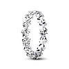 Срібна каблучка Pandora Ряд сердець 193103C01 60