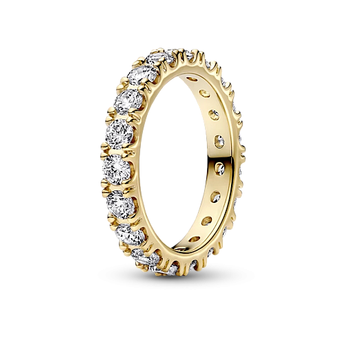 Серебряное кольцо Pandora Блестящий рядочек 160050C01 52