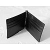 Зажим для денег из кожи морского ската Ekzotic Leather Черный (ctc 01)