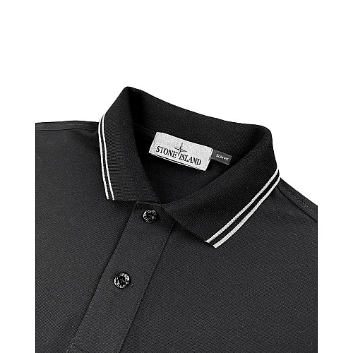 Поло Stone Island 22S18 Black M