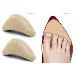 Спонжевые вкладыши для уменьшения размера обуви HM Cast телесные