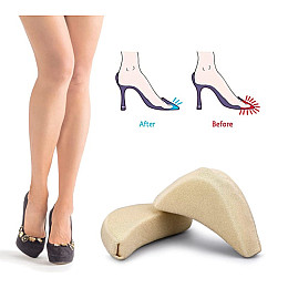 Спонжевые вкладыши для уменьшения размера обуви HM Cast телесные