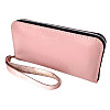 Шкіряний гаманець Skin and Skin Zipper L 21х11.5х2.5 см Рожевий (LW06PI)
