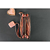 Шкіряний гаманець Skin and Skin Zipper L 21х11.5х2.5 см Рожевий (LW06PI)