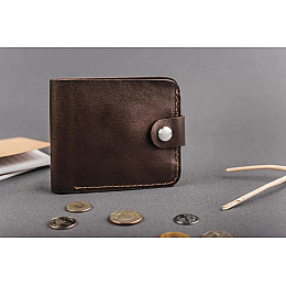 Кожаный бифолд Skin and Skin 11.5х9.5 см Коричневый (SW01BR)
