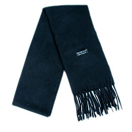 Шарф SumWin ДЖОРДАН однотонний чорний 170х36