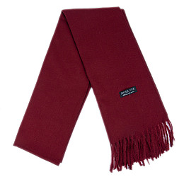 Шарф SumWin ДЖОРДАН однотонний бордо 170х36