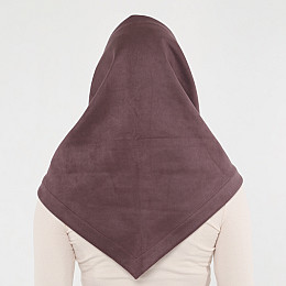 Хустка жіноча екозамша коричнева MATILDA 708-380 LuckyLOOK 87х133 Коричневий