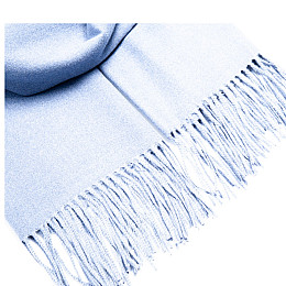 Палантин чоловічий однотонний кашемір WOODY 254-749 LuckyLOOK 71х190 Синій