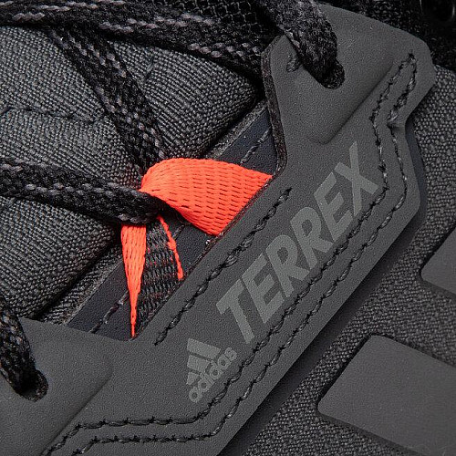 Кросівки Adidas Terrex AX4 Gore-Tex Grey Six Solar Red Carbon Чорний 40 (748620490)
