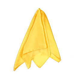 Хустка жіноча однотонна поліестер ROSEMARY 083-240 LuckyLOOK 70x70 Жовтий