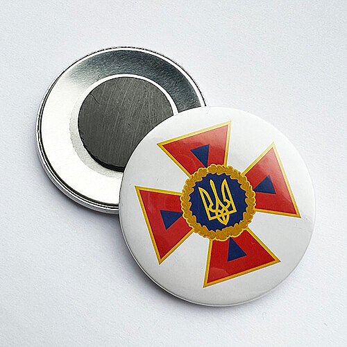 Значок Dobroznak на магните ДСНС 56х56 мм (1871)