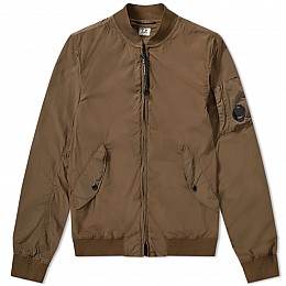 Бомбер C.P. Company Nycra Arm Lens Bomber Jacket Brown L