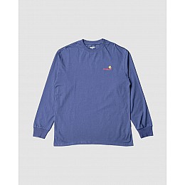 Лонгслив Carhartt WIP Script Long Sleeve T-Shirt Navy L