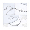 Жіночий браслет j-hel Кошеня-серце 1,49 г 22 см Silver (KITTYSilver)