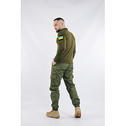 Комплект Intruder: штани Grins ріп стоп + лонгслів Fling хакі L (1651188341/2)