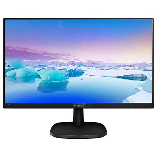 Монитор Philips 23.8" 243V7QDAB/00 IPS Black 1920x1080, 250 кд/м2, 5 мс, HDMI, DVI-D, D-Sub, динамики 2х2Вт