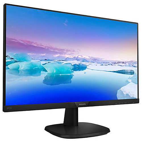 Монитор Philips 23.8" 243V7QDAB/00 IPS Black 1920x1080, 250 кд/м2, 5 мс, HDMI, DVI-D, D-Sub, динамики 2х2Вт