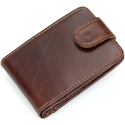 Кредитница мужская Vintage 14509 кожаная Коричневая, Коричневый