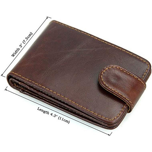 Кредитница мужская Vintage 14509 кожаная Коричневая, Коричневый