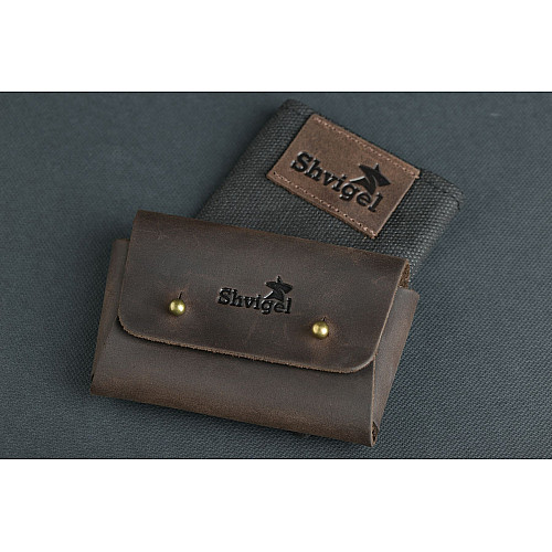 Визитница SHVIGEL 16160 Коричневая, Коричневый