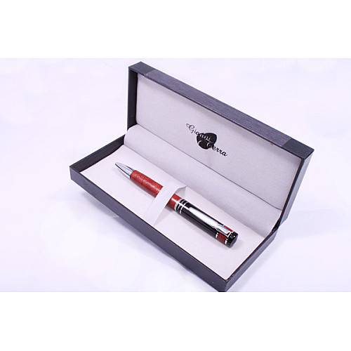 Ручка кулькова Gianni Terra Red Червоно-чорний корпус (HH8198/B)