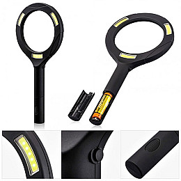 Лупа Magnifier Lp-001 с подсветкой Черная