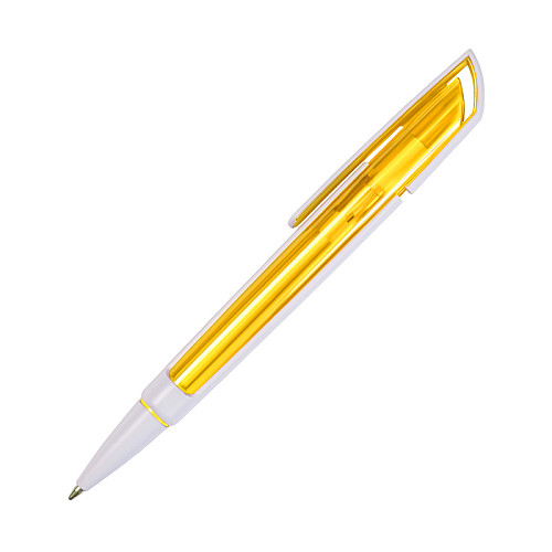 Ручка шариковая FairyTale 2200 Синяя 0.32 мм Желтый корпус (FTPN2200YELLOW)