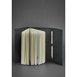 Кожаный блокнот BlankNote 1.0 Черный (BN-SB-1-st-g)