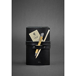 Кожаный блокнот BlankNote 1.0 Черный (BN-SB-1-st-g)