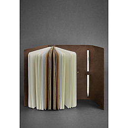 Кожаный блокнот BlankNote 1.0 Темно-коричневый (BN-SB-1-st-o)