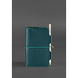 Кожаный блокнот BlankNote 3.0 Темно-зеленый (BN-SB-3-malachite)