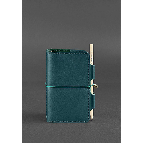 Шкіряний блокнот BlankNote 3.0 Темно-зелений (BN-SB-3-malachite)