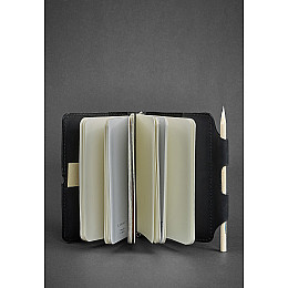 Кожаный блокнот BlankNote 3.0 Черный (BN-SB-3-mi-g)