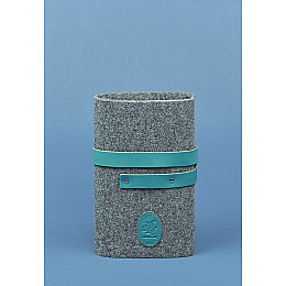 Кожаный блокнот BlankNote 1.0 Серый (BN-SB-1-st-flt-tiffany)