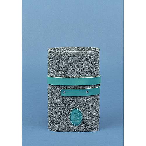 Шкіряний блокнот BlankNote 1.0 Сірий (BN-SB-1-st-flt-tiffany)