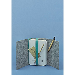 Кожаный блокнот BlankNote 1.0 Серый (BN-SB-1-st-flt-tiffany)