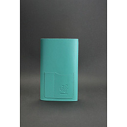 Кожаный блокнот BlankNote 2.0 Голубой (BN-SB-2-st-tiffany)