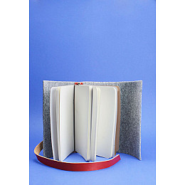 Кожаный блокнот BlankNote 1.0 Серый (BN-SB-1-st-flt-vin)