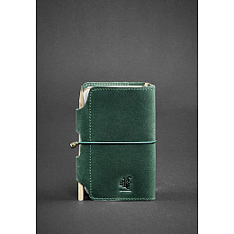 Кожаный блокнот BlankNote 3.0 Зеленый (BN-SB-3-mi-iz)