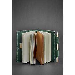 Кожаный блокнот BlankNote 3.0 Зеленый (BN-SB-3-mi-iz)