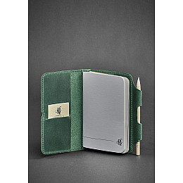 Кожаный блокнот BlankNote 3.0 Зеленый (BN-SB-3-mi-iz)