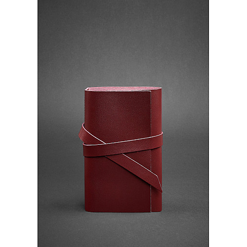 Шкіряний блокнот BlankNote 1.0 Бордовий (BN-SB-1-st-vin)