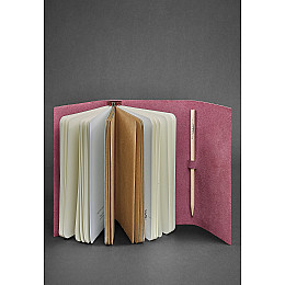 Кожаный блокнот BlankNote 1.0 Бордовый (BN-SB-1-st-vin)