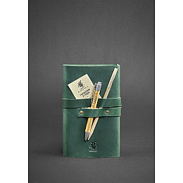 Кожаный блокнот BlankNote 1.0 Зеленый (BN-SB-1-st-iz)