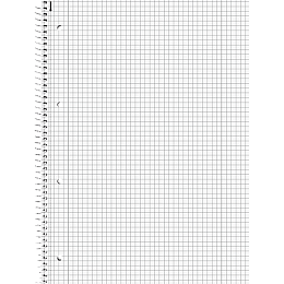 Зошит Brunnen А4 на спіралі в клітинку Орнамент рослини (1067428)